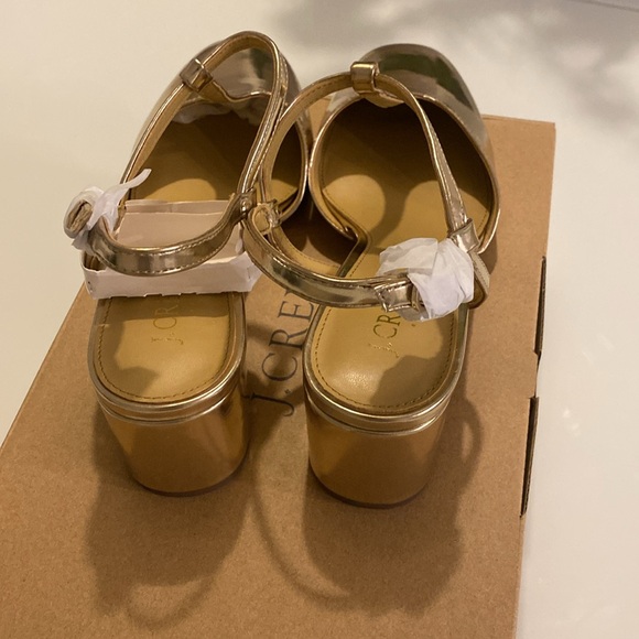 New Jcrew Factory T Strap Heels sz 9 - Picture 3 of 7